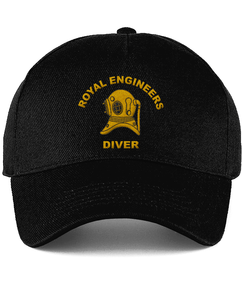 Royal Engineers Diver Embroidered Cotton Cap - Divers Gifts