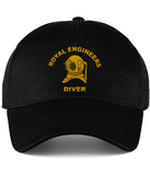 Royal Engineers Diver Embroidered Cotton Cap - Divers Gifts