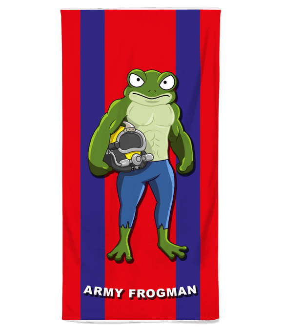 Army Frogman Beach Towel - Divers Gifts