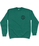 BADA - Sweatshirt - Dark Logo Small (Printed Front) - Jade / X-Small