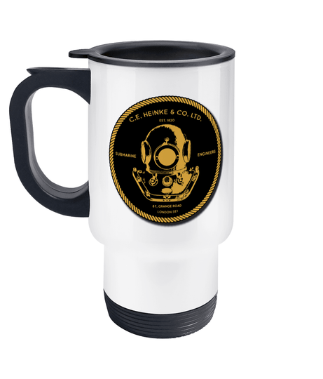 Travel Mug 11oz 31a - Heinke Logo - Divers Gifts