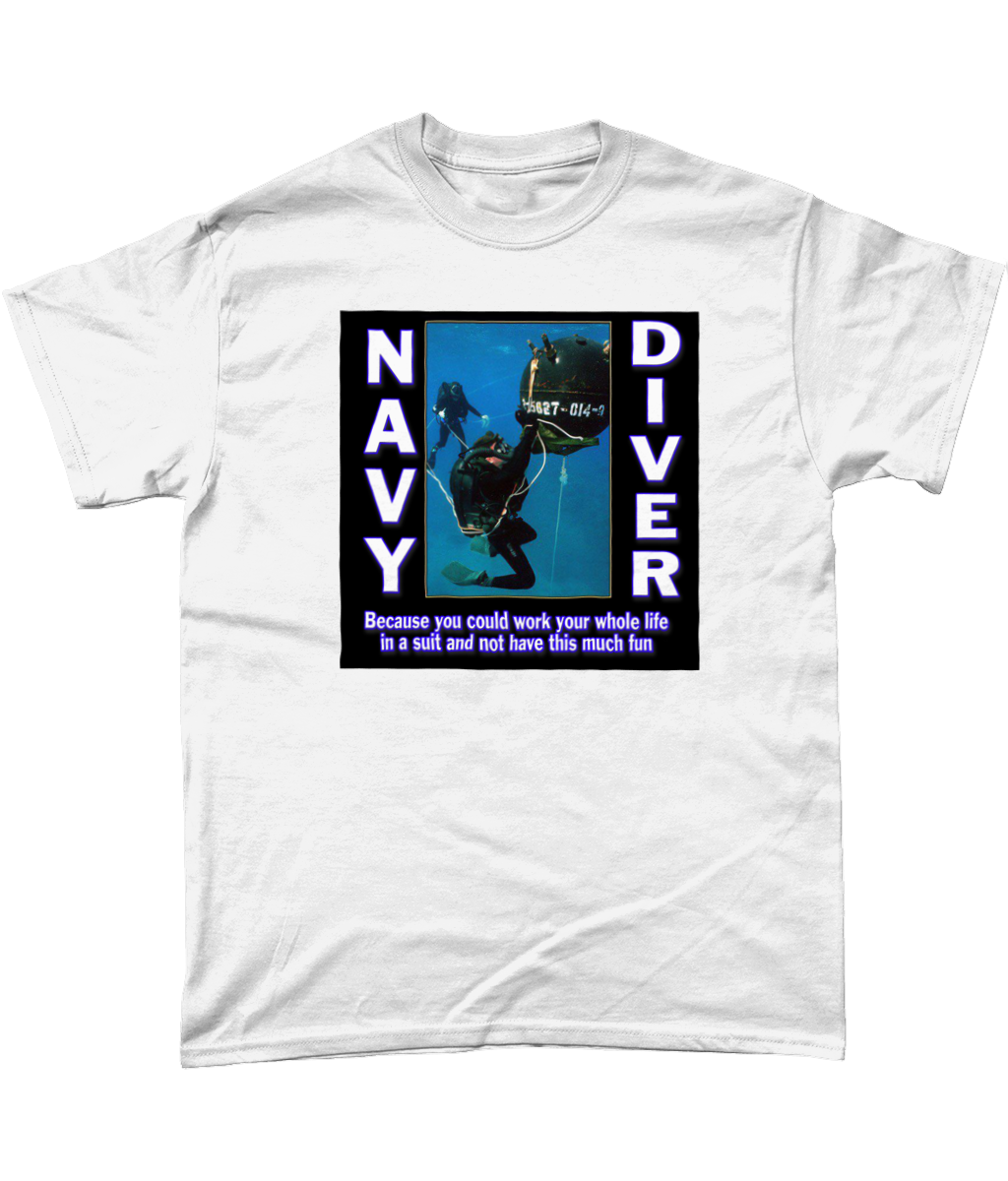 Navy Diver - This Much Fun - T-Shirt - Divers Gifts