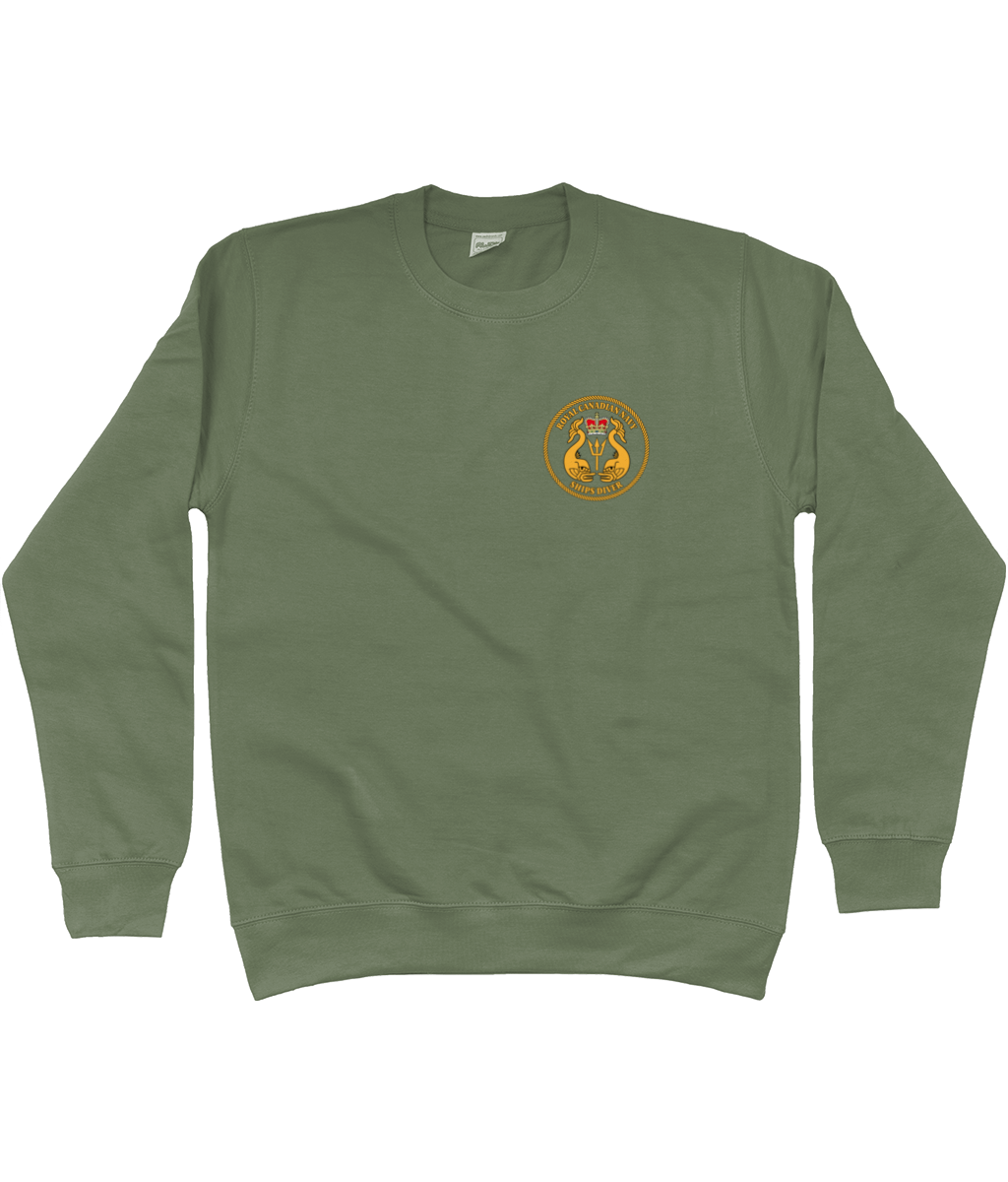 88 - Royal Canadian Navy Ships Diver - Printed Sweatshirt