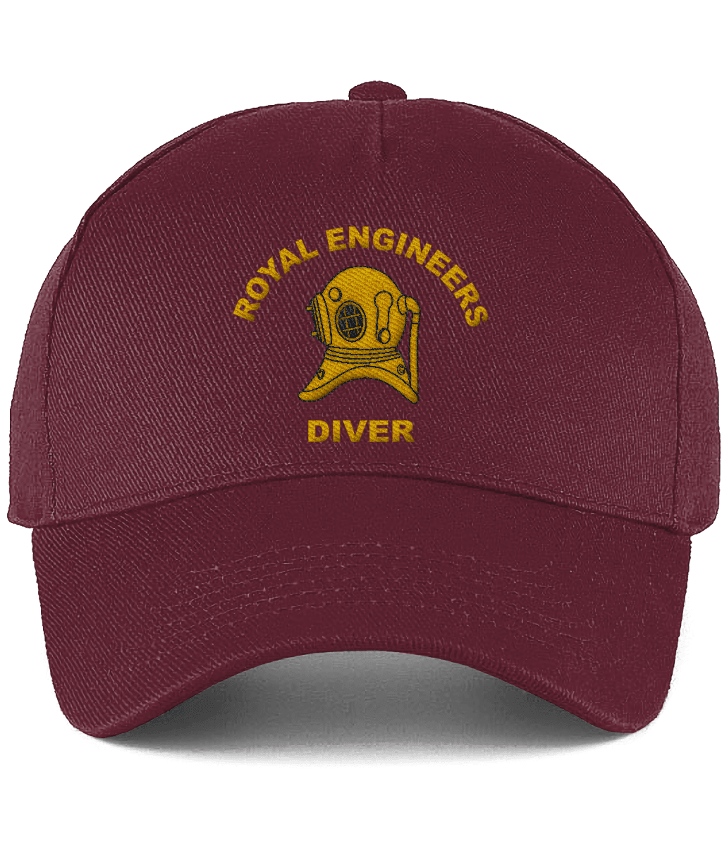 Royal Engineers Diver Embroidered Cotton Cap - Divers Gifts