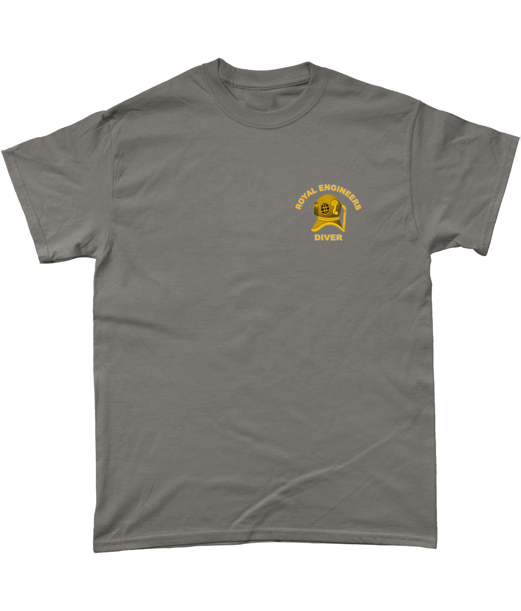 90 - Royal Engineers Diver T-Shirt (Printed Front)
