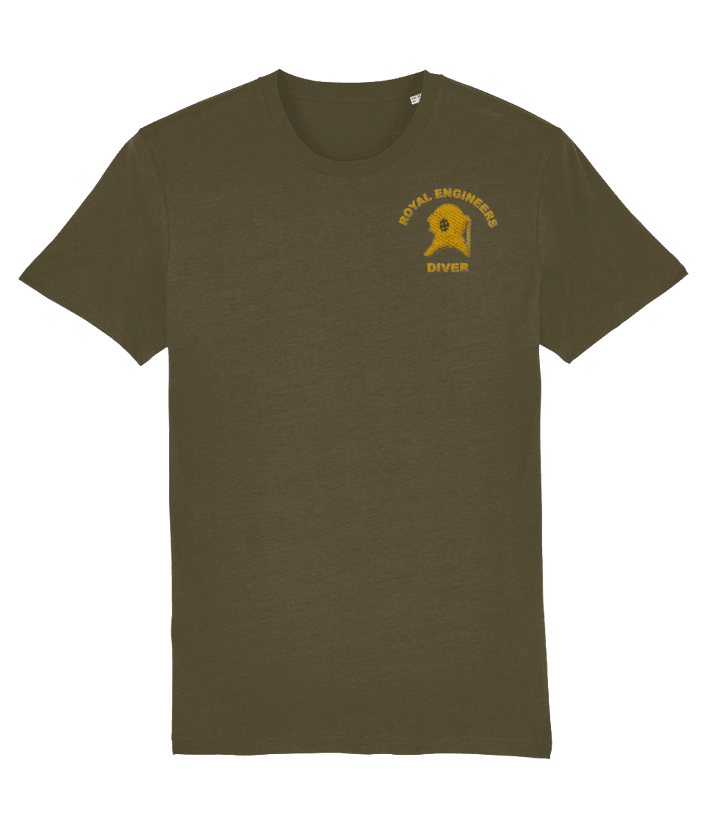 Royal Engineers Diver - Creator T-Shirt Embroidered - Divers Gifts