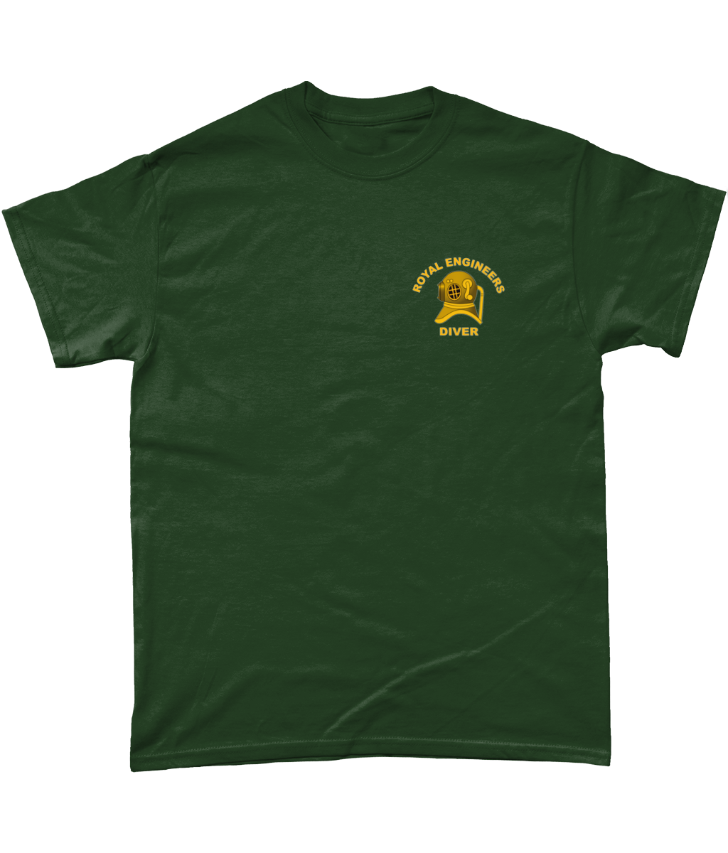 90 - Royal Engineers Diver T-Shirt (Printed Front)