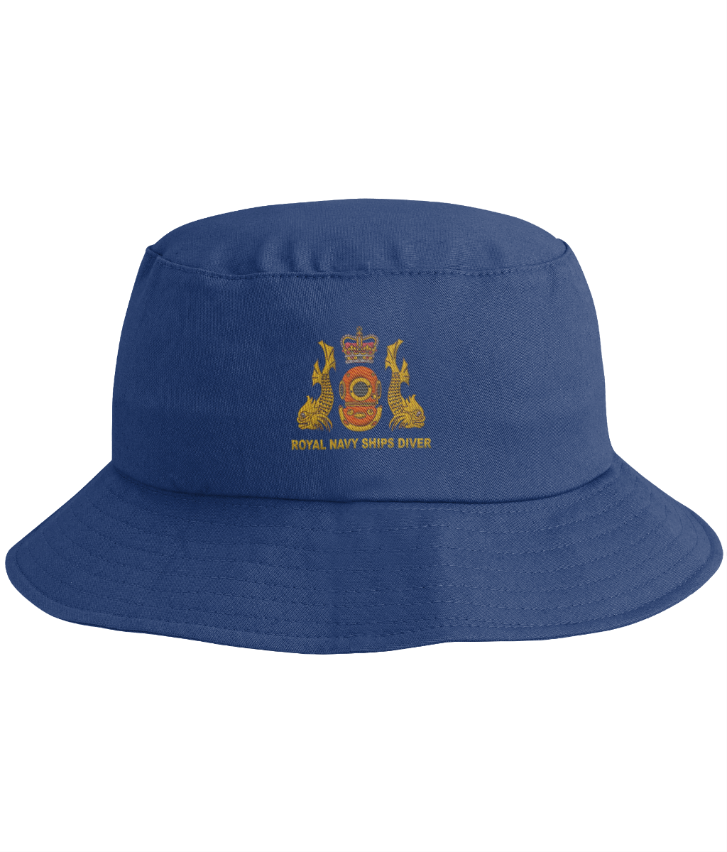 Royal Navy Ships Diver - Cotton Bucket Hat