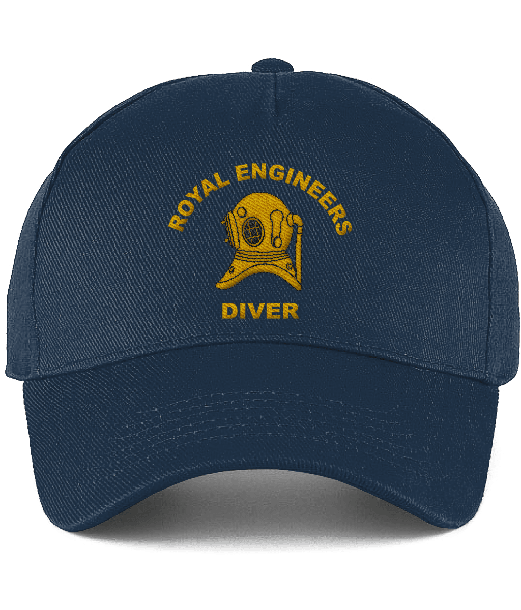 Royal Engineers Diver Embroidered Cotton Cap - Divers Gifts