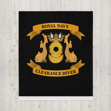Throw Blanket - Royal Navy Clearance Diver
